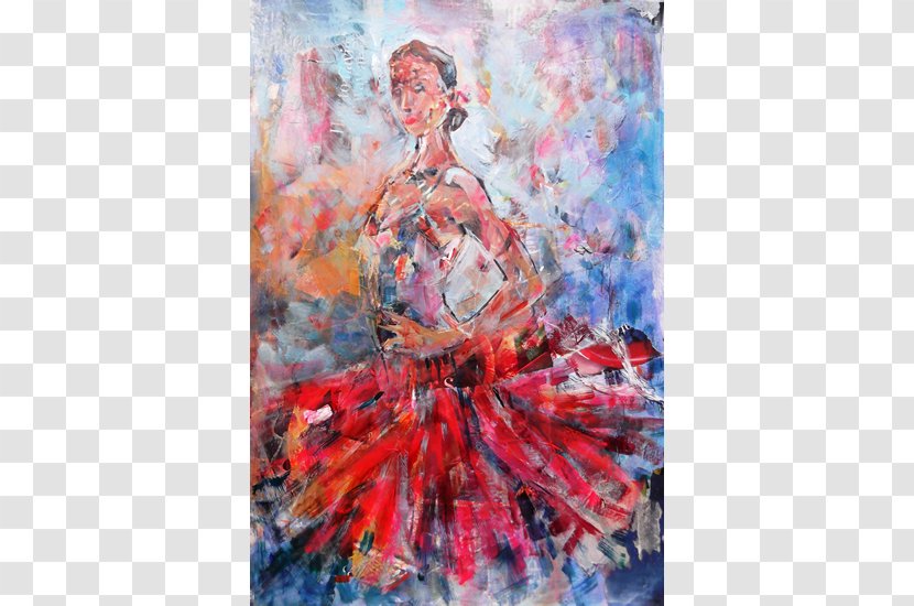 Watercolor Painting Acrylic Paint Dance Artist - Fine Art Transparent PNG