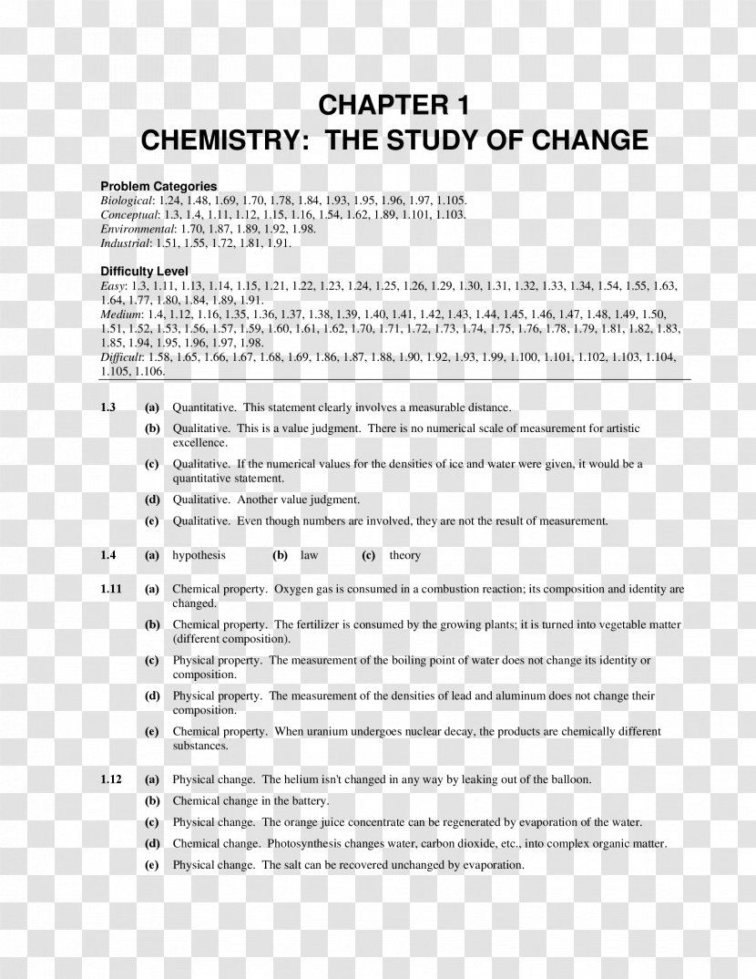 Chemistry Molar Mass Worksheet Equation Solving Matter - State Of - Science Transparent PNG