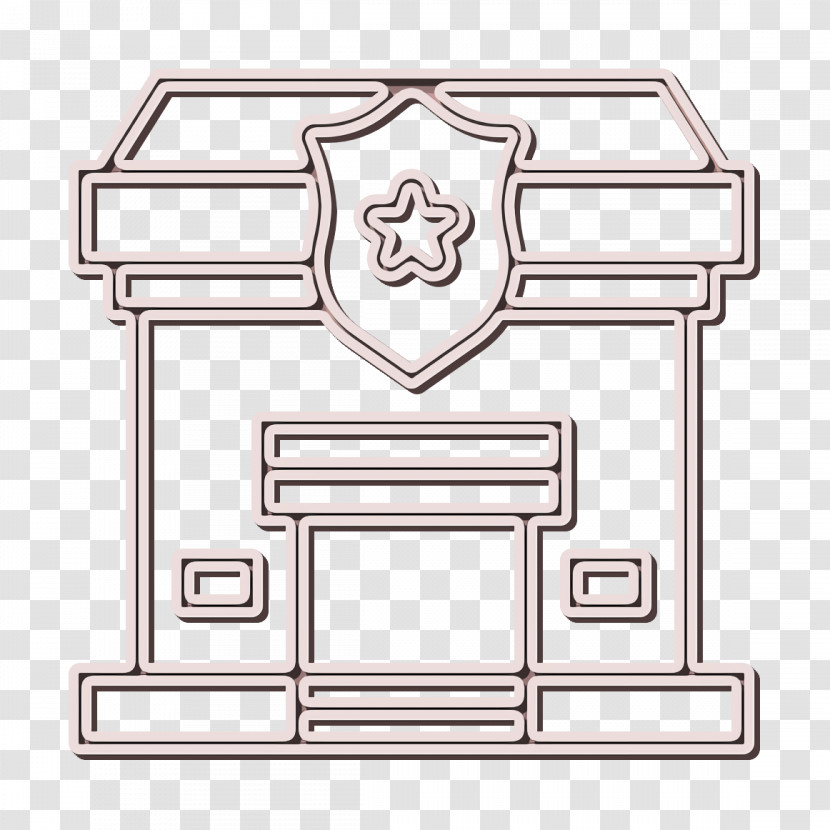 Police Station Icon Crime Icon Sheriff Icon Transparent PNG