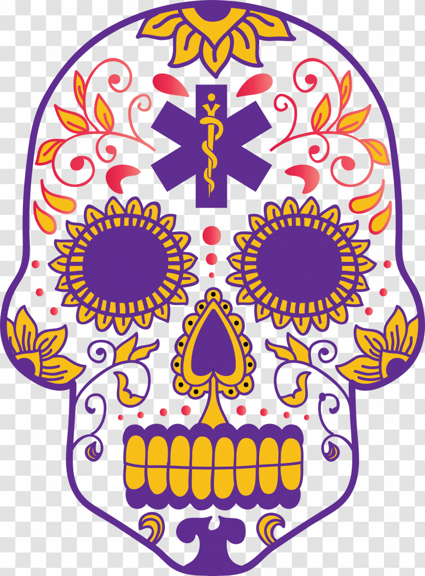 Sugar Skull Transparent PNG