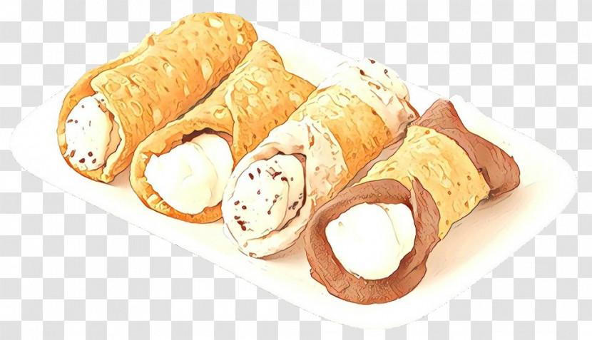 Cannoli Food Cuisine Dish Baked Goods Transparent PNG