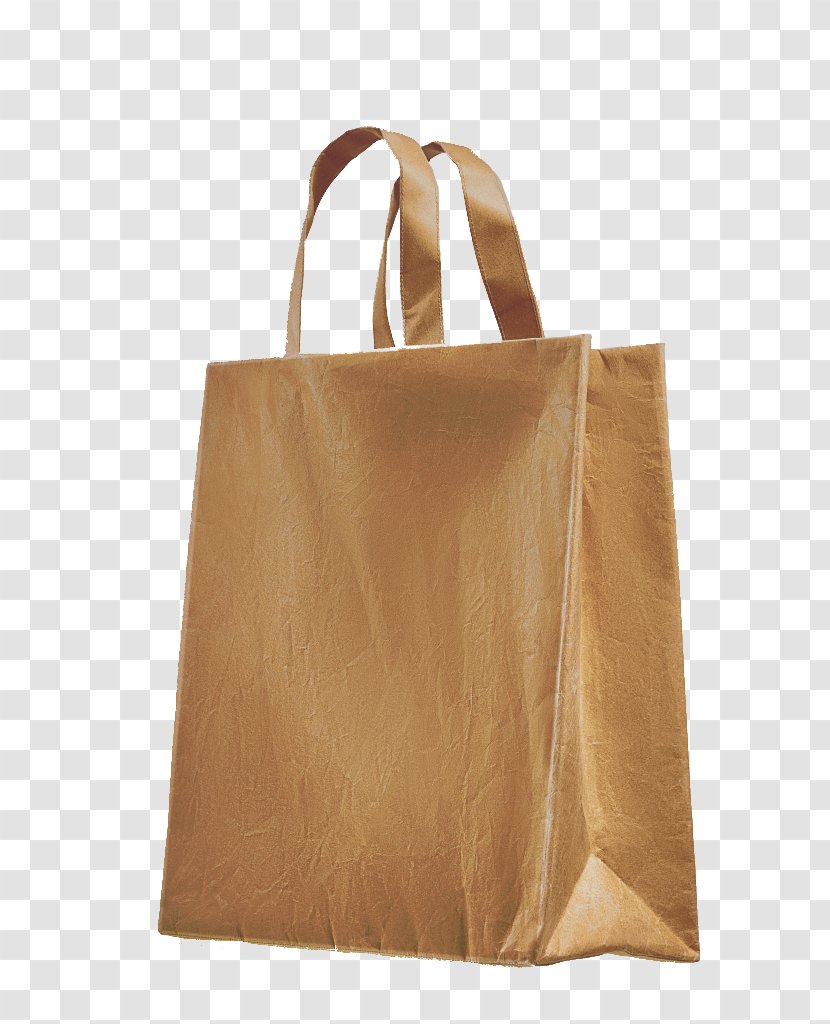 Paper Bag Tote Shopping - Leather - Handle Transparent PNG