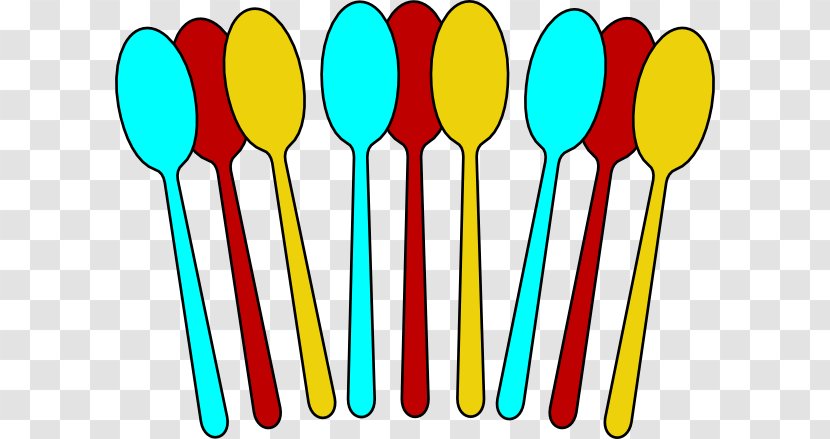 Soup Spoon Clip Art - Yellow Transparent PNG