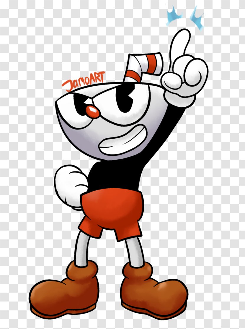 Cuphead Fan Art Cartoon - Thumb Transparent PNG