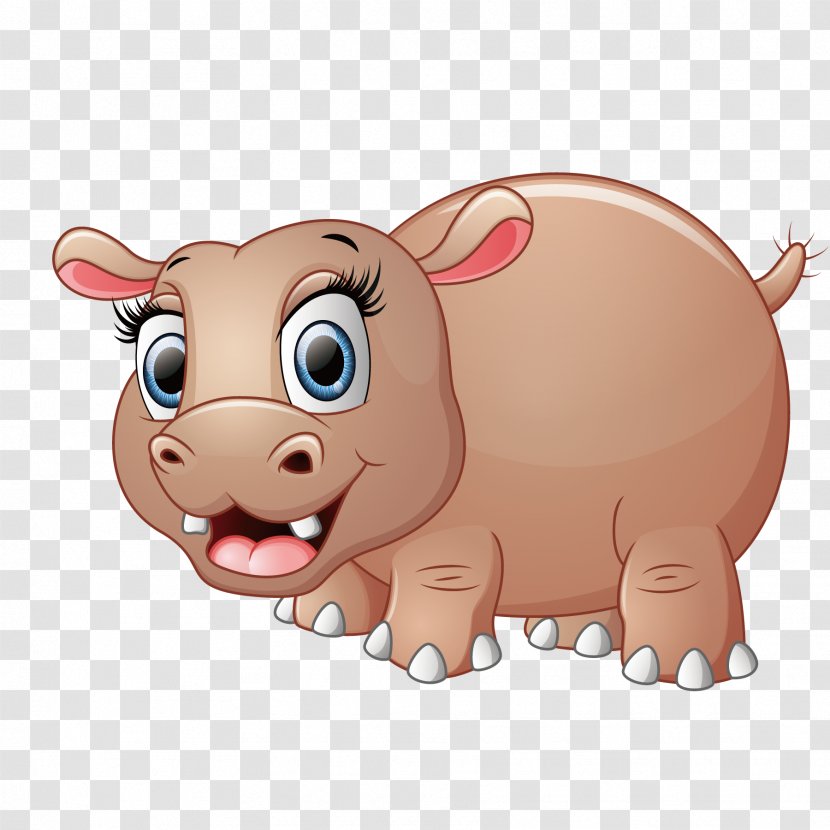Obese Animals - Pig Like Mammal - Snout Transparent PNG