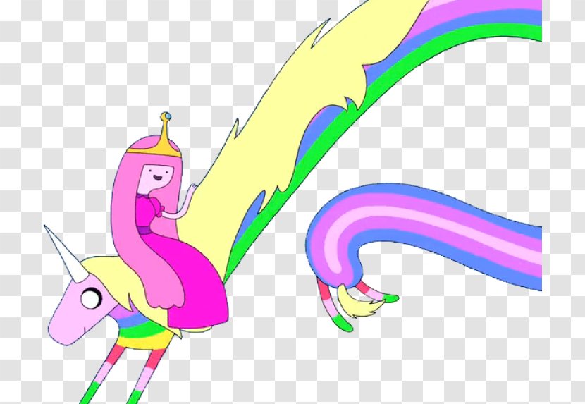 Cartoon Network Amazone Princess Bubblegum Rainfall Rainicorn Unicorn - Adventure Time Transparent PNG