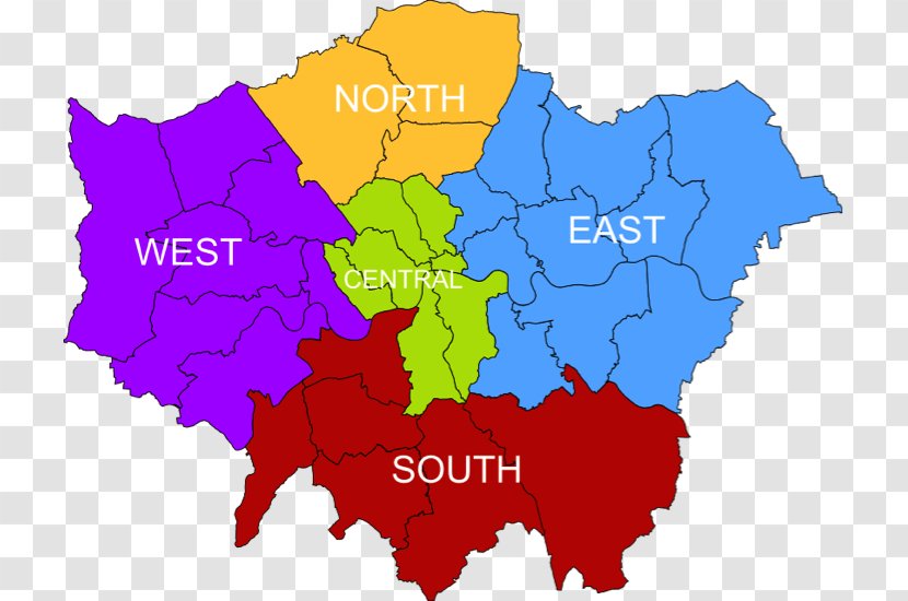 South London North East Plan Royal Borough Of Greenwich - Boroughs - Map Transparent PNG