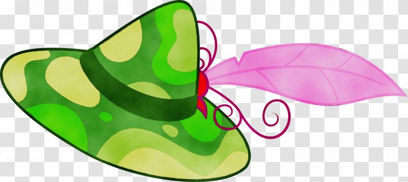 Green Clip Art Costume Accessory Plant Butterfly - Wing Transparent PNG