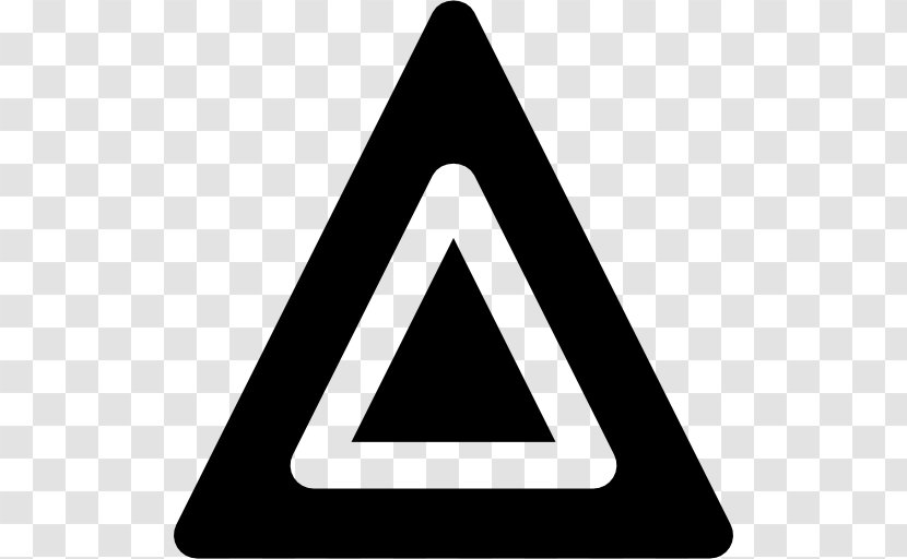 Triangle Car Sign Brand - Free Icon Warning Transparent PNG
