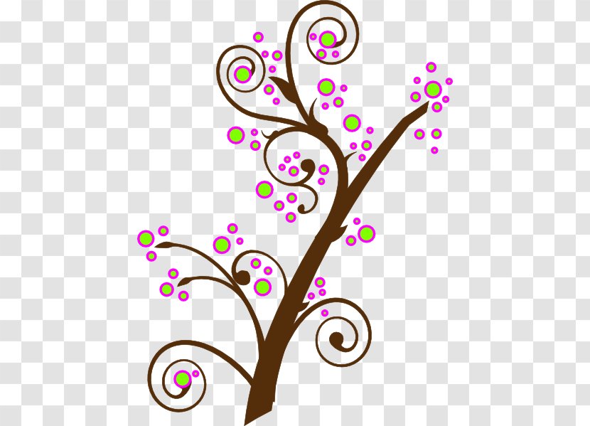 Floral Design Branch Caricature Clip Art - Cartoon - Blooming Tree Transparent PNG
