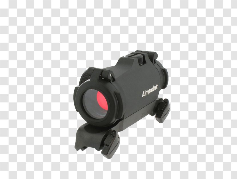 Aimpoint AB 200187 Micro H2 2 Moa With Blaser Mount Red Dot Sight Reflector 2MOA 200185 - Silhouette - Sights Transparent PNG