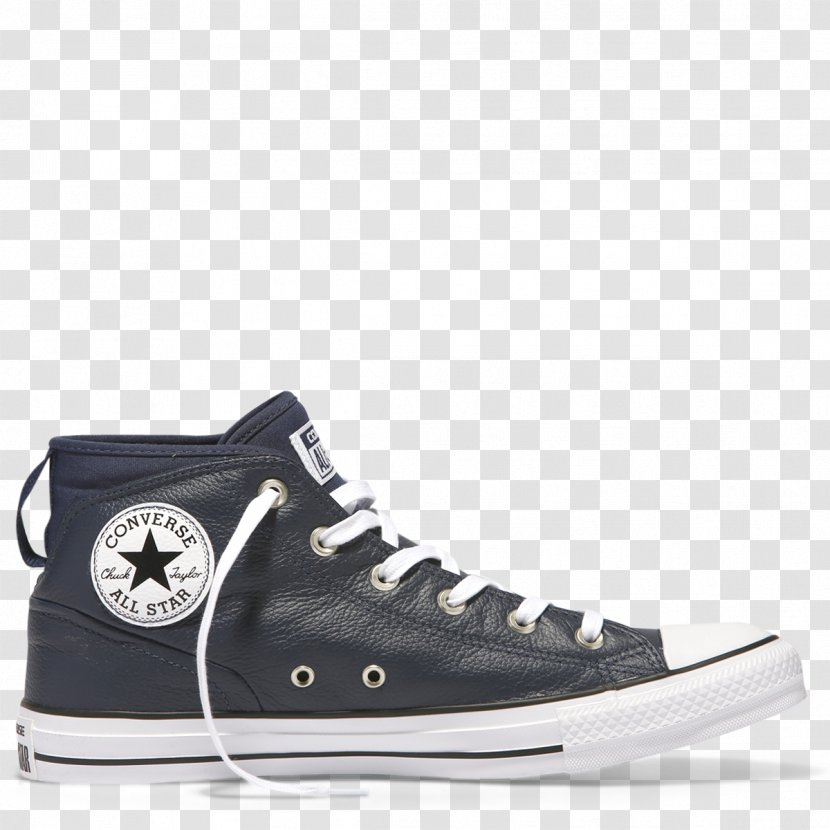 Chuck Taylor All-Stars Converse All Star Syde Street Mid Leather Adult 157538C Sports Shoes - Vans - Tennis For Women Navy Transparent PNG