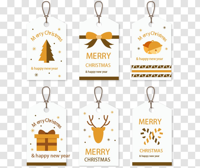 Christmas Card New Year Holiday Party - Gift - Bookmark Transparent PNG