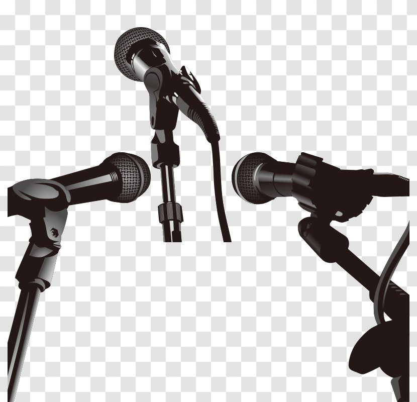 Microphone News Conference Convention Stock Photography - Watercolor Transparent PNG