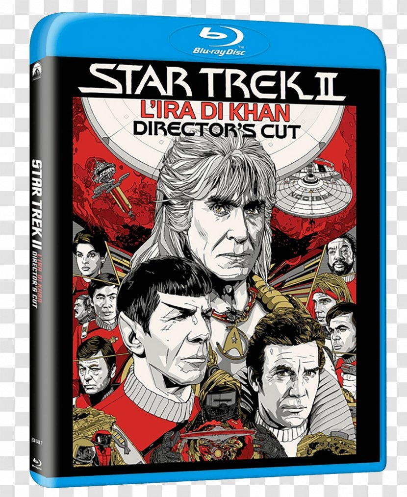 Leonard Nimoy Star Trek II: The Wrath Of Khan Noonien Singh Blu-ray Disc Trek: Motion Picture - Nicholas Meyer - Ray Transparent PNG