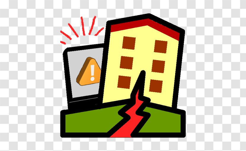 Clip Art Earthquake Warning System Animation Image - Yellow Transparent PNG