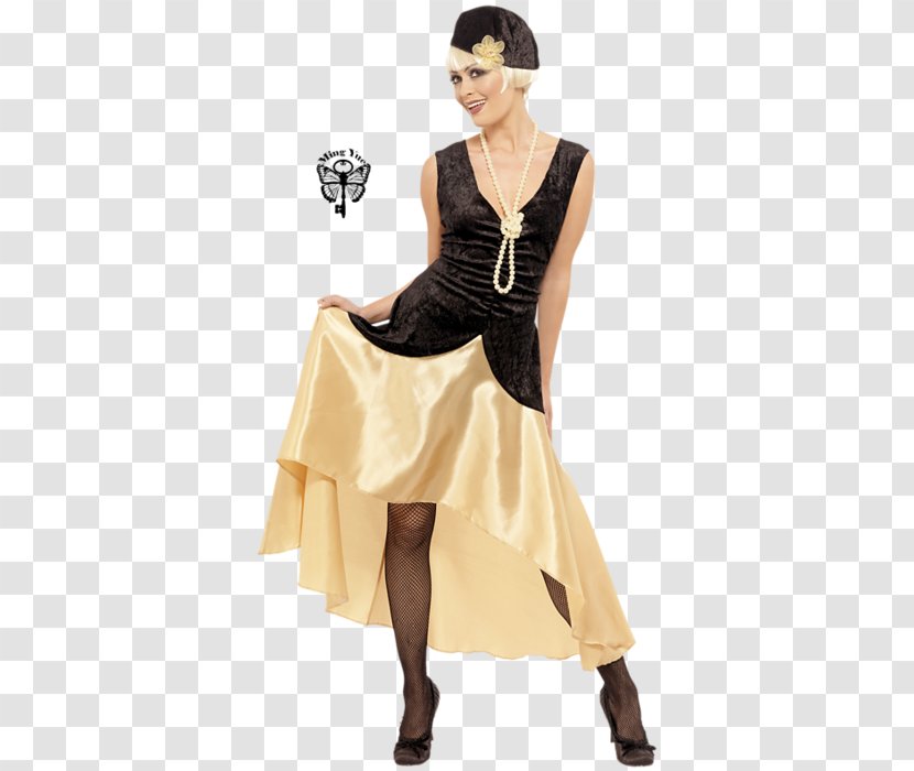 1920s Costume Party Dress Clothing - Cartoon Transparent PNG