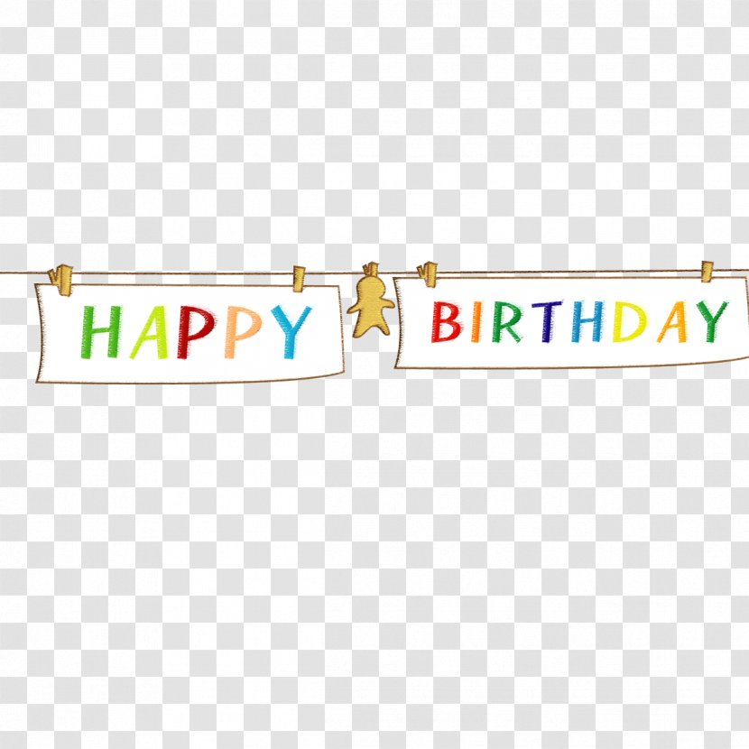 Happy Birthday To You Banner Cake - Greeting Card Transparent PNG