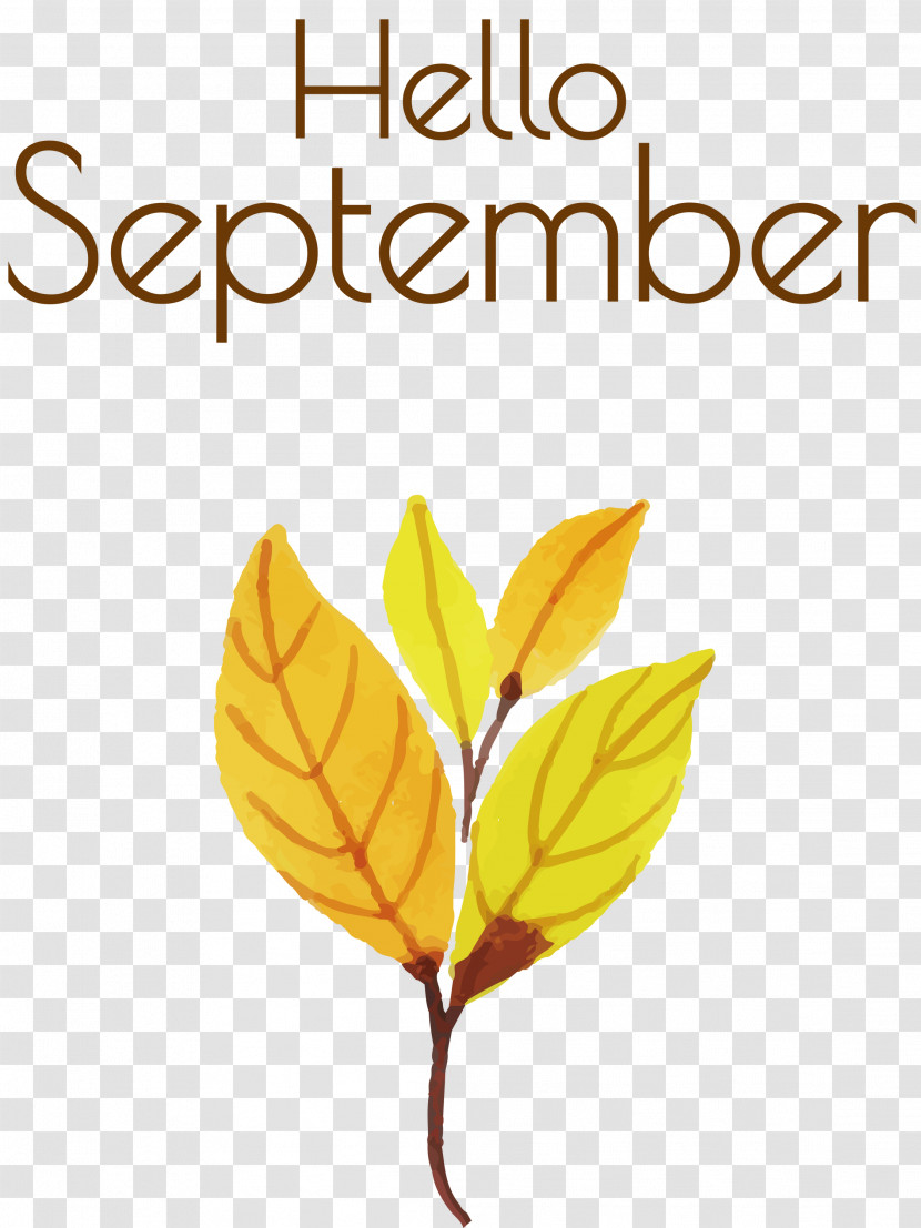 Hello September September Transparent PNG