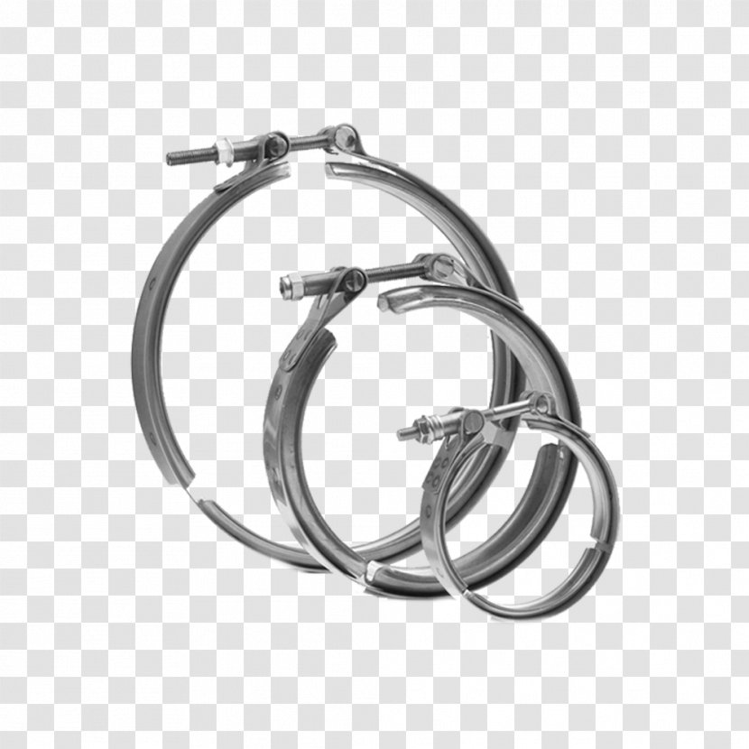Silver Jewellery - Metal - Pipe Clamp Transparent PNG