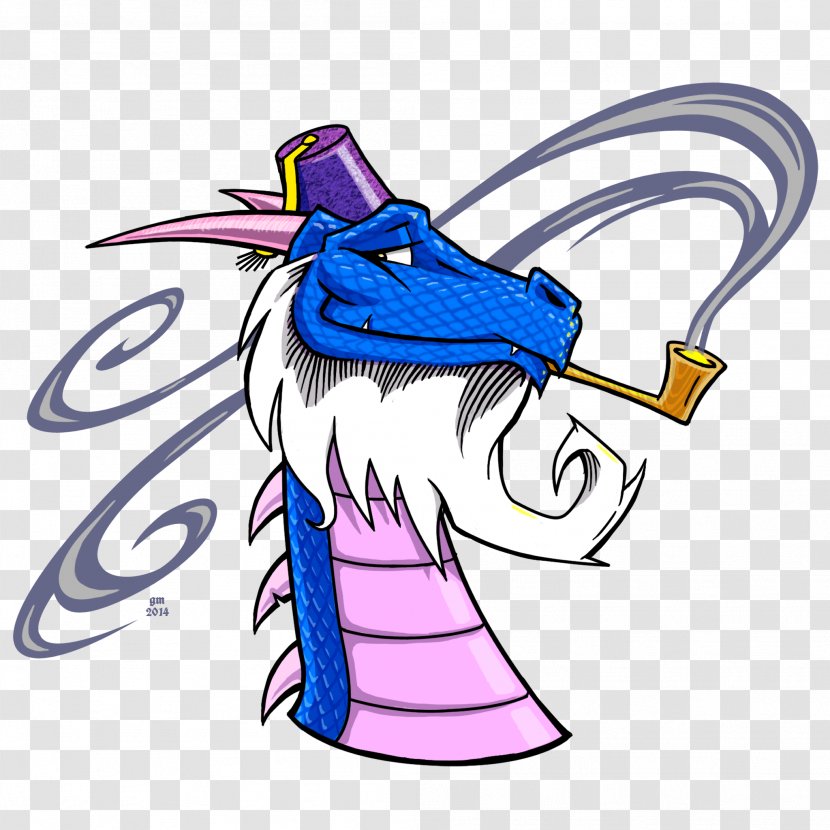 Purple Fez Blue Cartoon - Bearded Dragon Transparent PNG