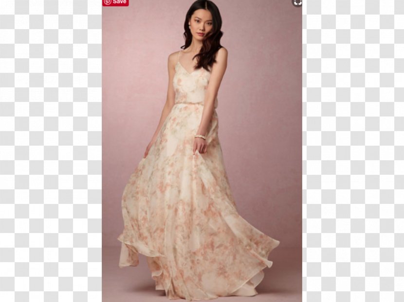 Wedding Dress BHLDN Gown Anthropologie - Heart - Blush Floral Transparent PNG