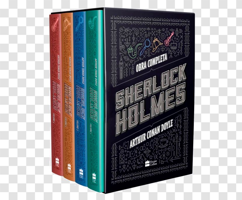 Sherlock Holmes (box): OBRA COMPLETA 4 Volumes - 3 - Caixa Especial Book Dr. WatsonBook Transparent PNG