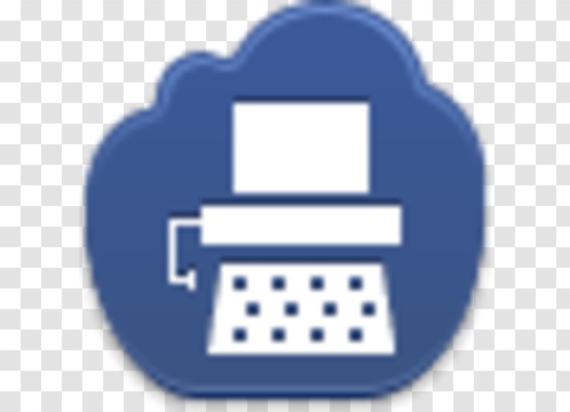 Clip Art Image - Communication - Typewriter Transparent PNG