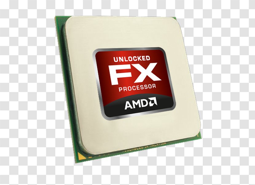 AMD FX-8350 Black Edition Central Processing Unit Socket AM3+ Piledriver - Bulldozer Transparent PNG