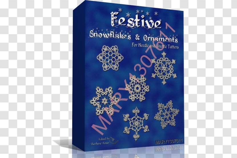 Tatting With Beads Jewelry Snowflake Hand-Sewing Needles Embroidery - Festive Ornaments Transparent PNG