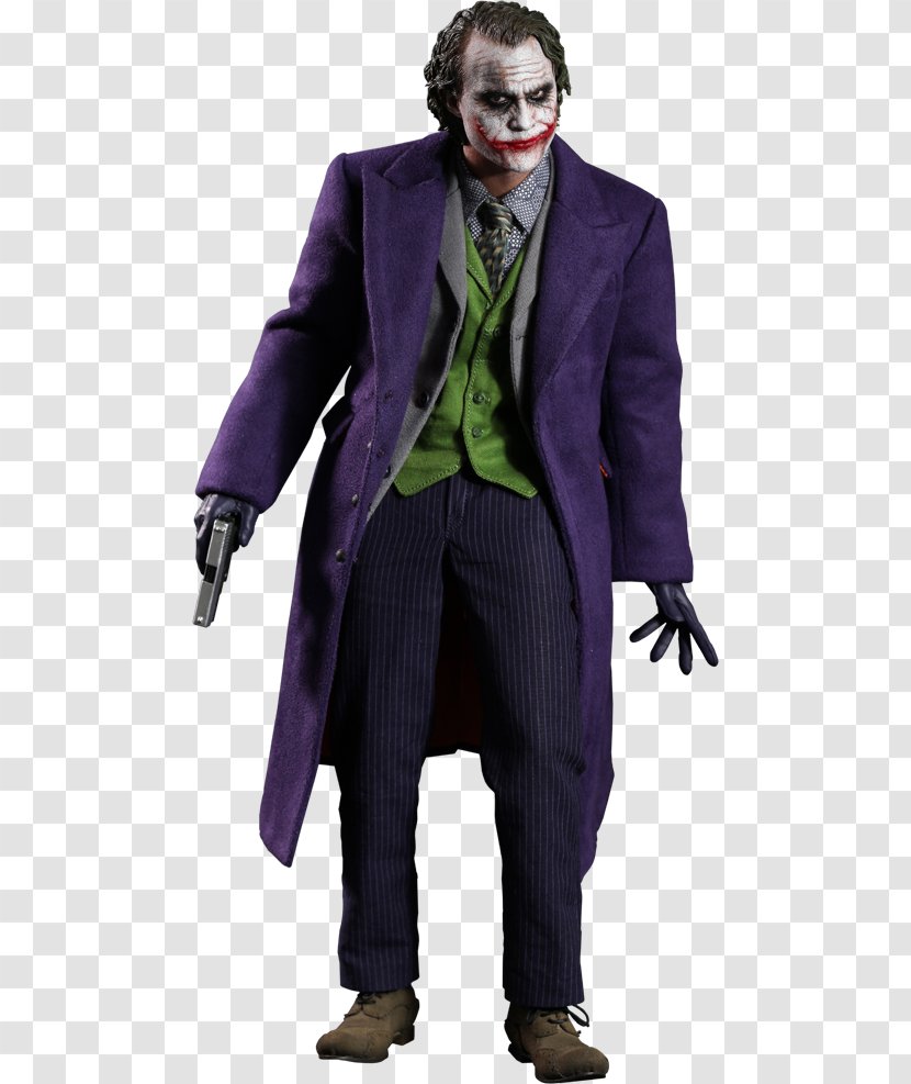 Joker The Dark Knight Heath Ledger 1:6 Scale Modeling Hot Toys Limited - Fictional Character Transparent PNG