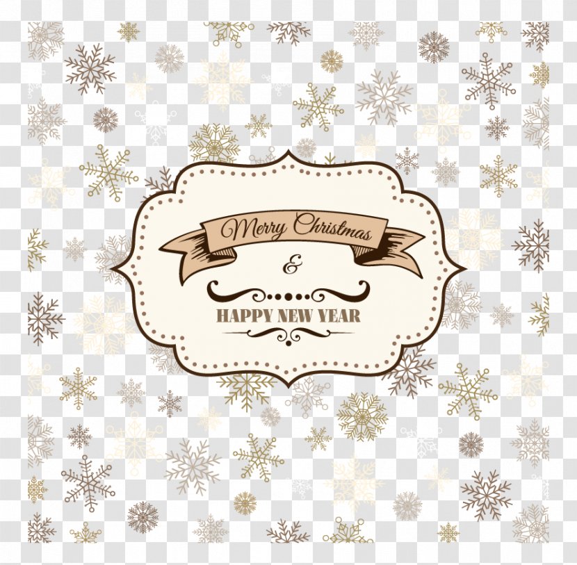 Snowflake Icon - White - Retro Flat Background Transparent PNG