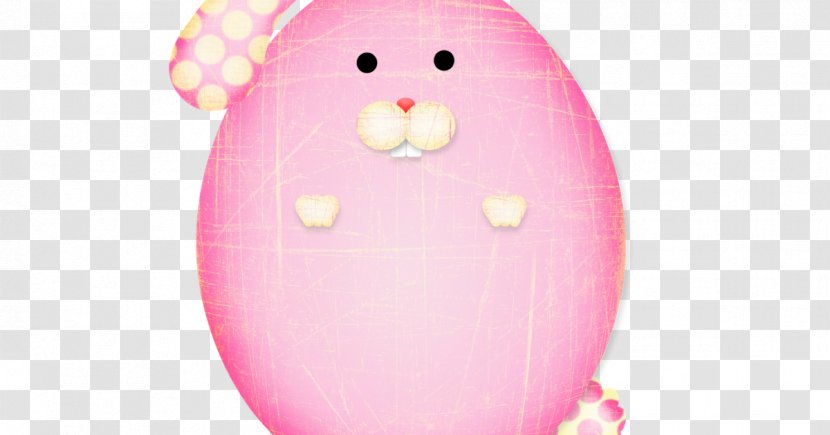 Easter Egg Balloon Pink M - Rabbit Transparent PNG