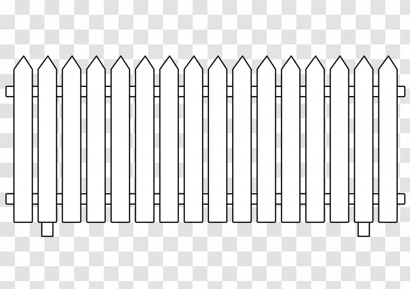 Picket Fence Clip Art - Home Fencing Transparent PNG