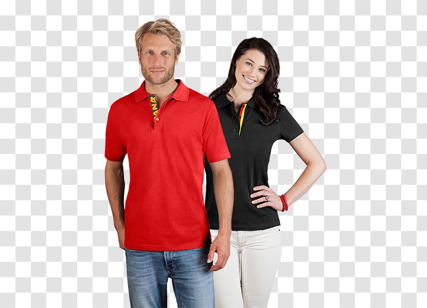 T-shirt Polo Shirt Sleeve Collar Clothing - Silhouette - Fashion Coupon Transparent PNG