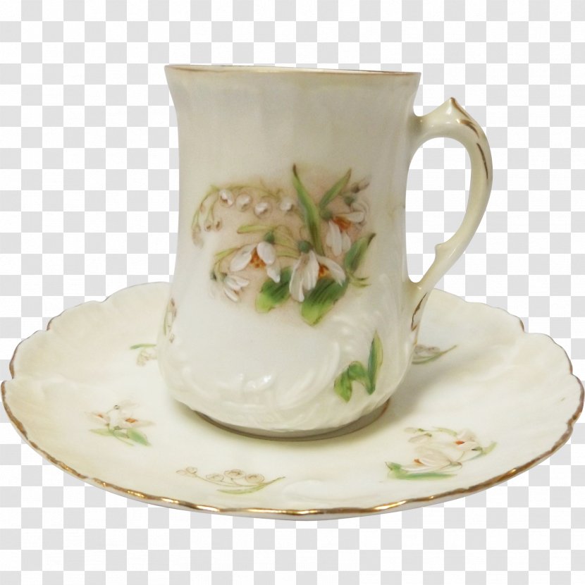 Coffee Cup Porcelain Saucer Demitasse Plate - Dinnerware Set Transparent PNG