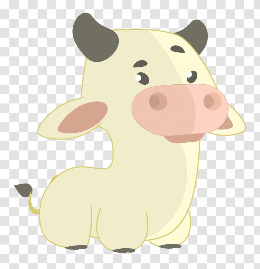 Cattle Nose Snout Animal Carnivora - Cartoon - Clarabelle Cow Transparent PNG