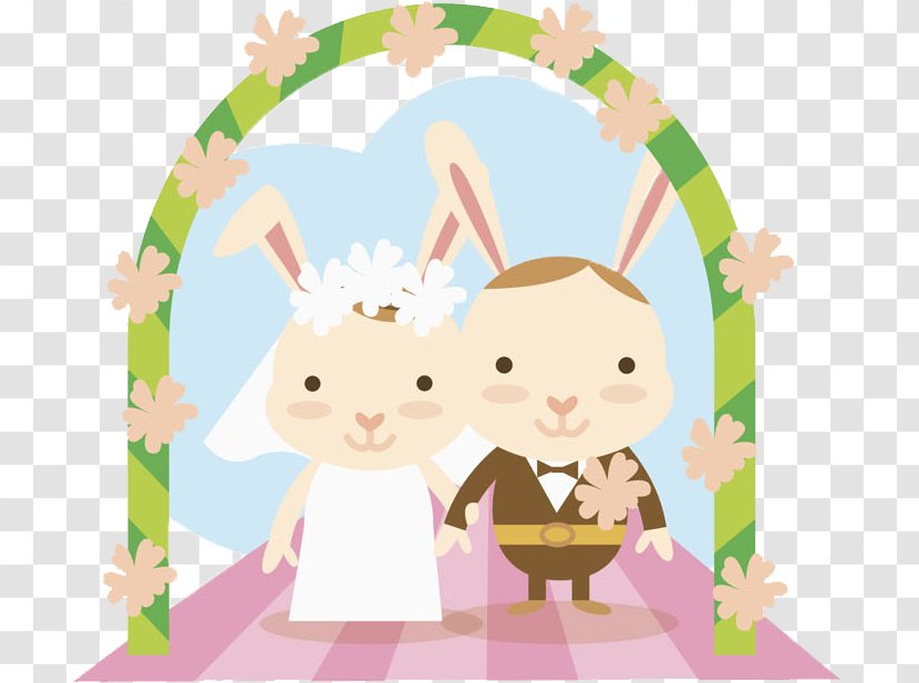Easter Bunny Rabbit Clip Art - Child - Wedding Transparent PNG