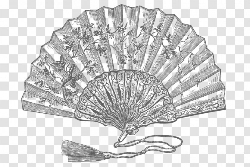 Hand Fan Clip Art - Decorative Transparent PNG