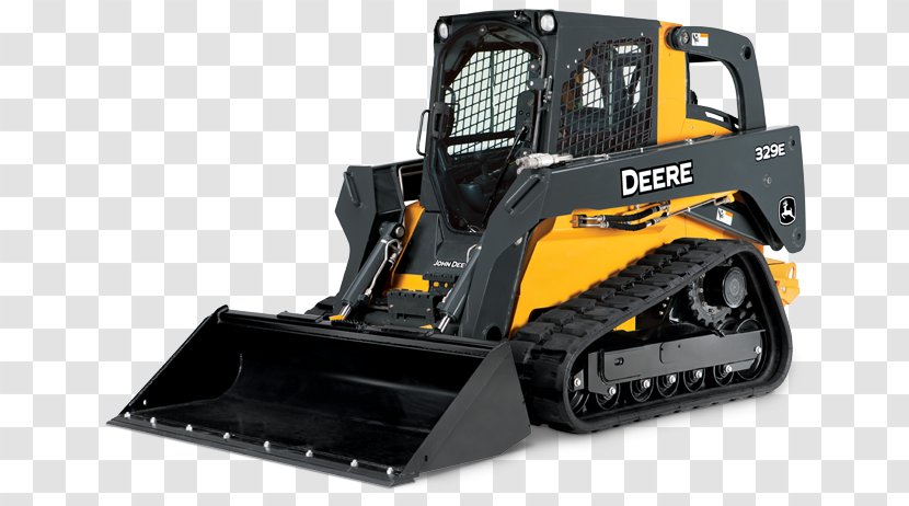 John Deere Skid-steer Loader Tracked Heavy Machinery - Earthworks - Skid Steer Transparent PNG