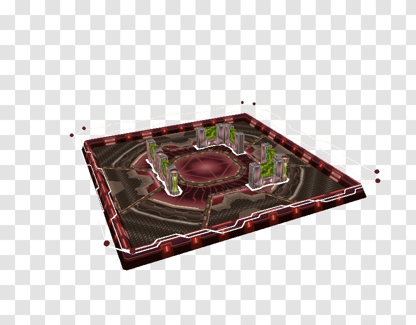 Tray Rectangle Maroon - Table - Super Mario Galaxy Gamecube Transparent PNG