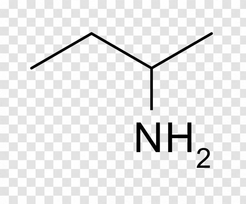 Sec-Butylamine Propylene Glycol N-Butylamine Chemical Compound - Skeletal Formula - Organic Transparent PNG