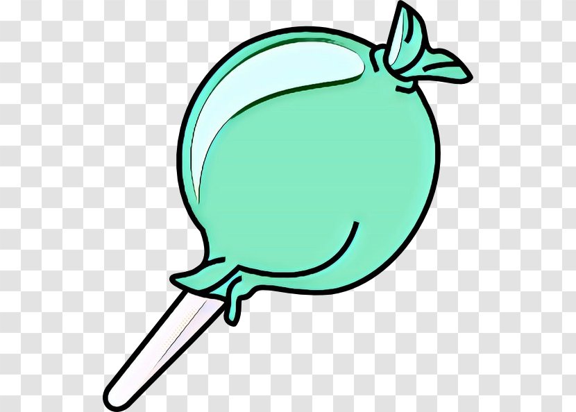 Lollipop Cartoon - Chocolate - Line Art Green Transparent PNG