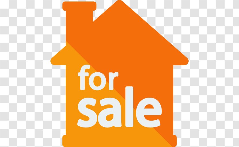 Real Estate Brand Line Clip Art - House For Sale Transparent PNG