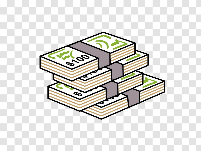 Banknote Cartoon Drawing - Ga - Bunch Of Banknotes Transparent PNG