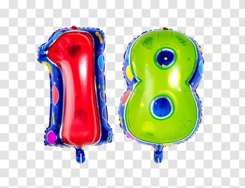 Toy Balloon Gift Birthday Plastic - Foil Number Transparent PNG