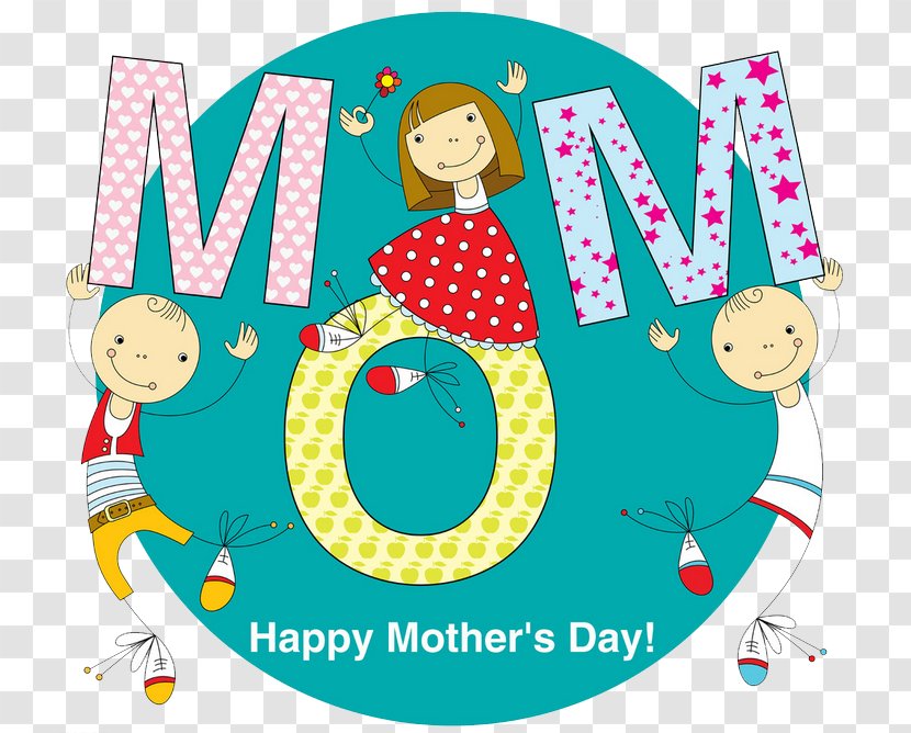 Mothers Day Photography Illustration - Watercolor Painting - Mother 's Happy Decorative Patterns Transparent PNG