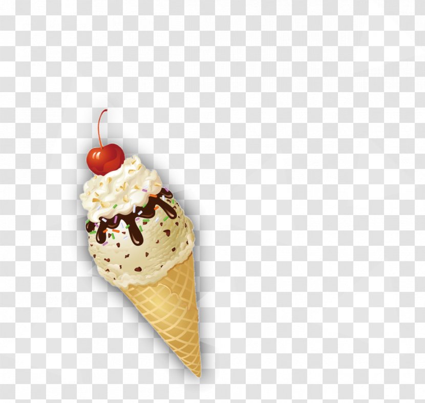 Ice Cream Cone Flavor - Food - Get Double Vector Elements 11 Coming Transparent PNG