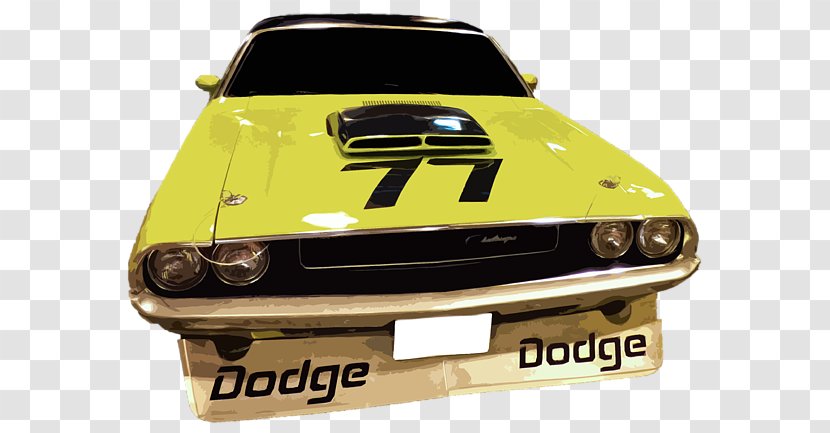 Dodge Challenger Car Motor Vehicle Automotive Design - Muscle - Position Transparent PNG