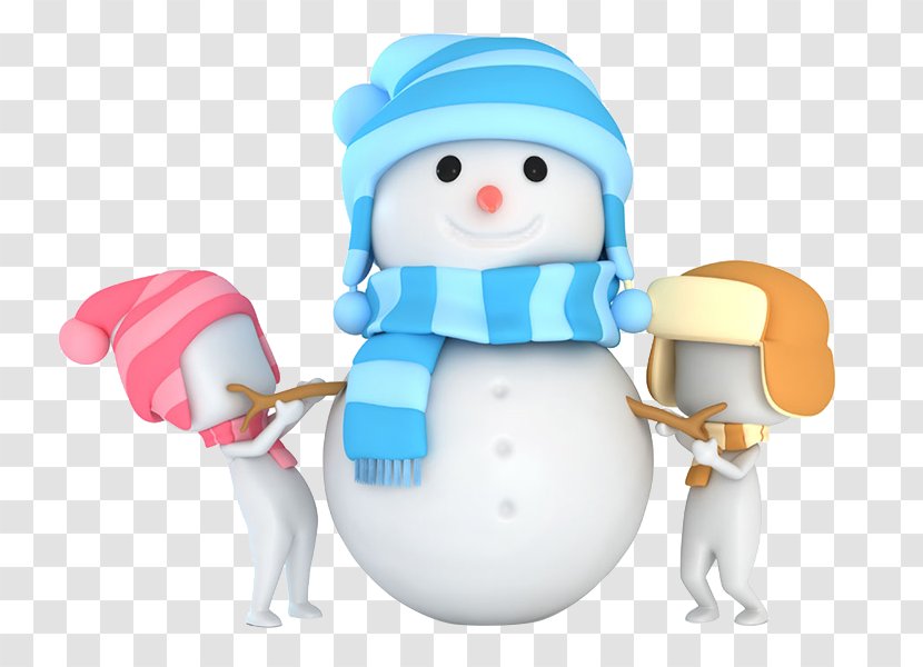 Snowman New Year Photography Wallpaper - S Day - Cartoon Transparent PNG